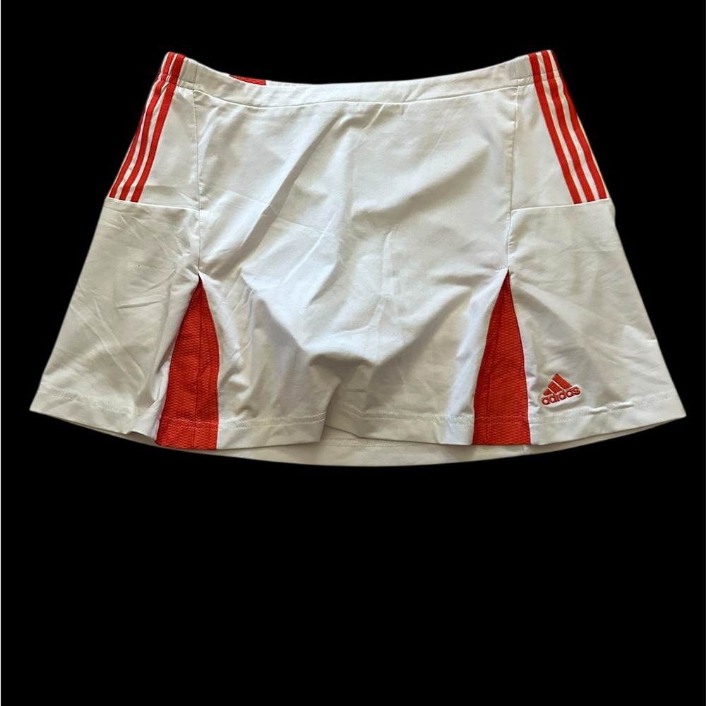 Vintage Adidas Off-White Skirt with Flag Accents